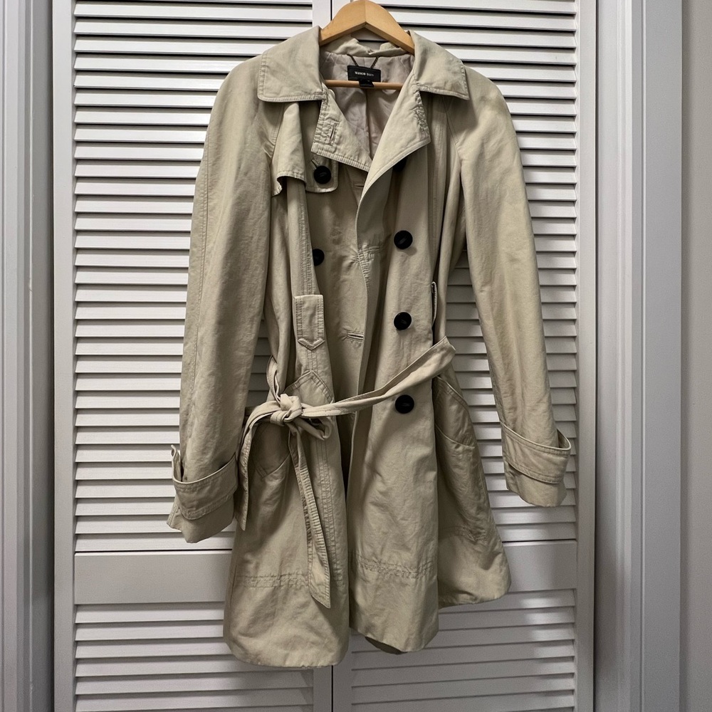 Mango suit trench coat